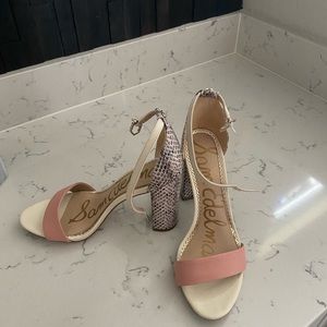 Sam Edelman Yaro Heel size 8 pink / snake